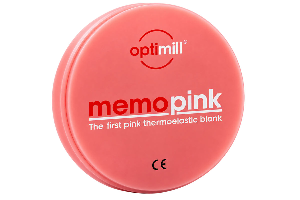 dentona optimill memopink thermoelastische CAD/CAM-Fräsronde