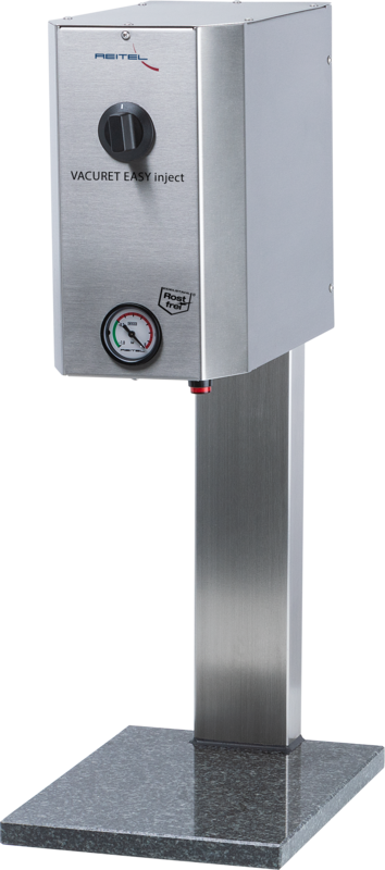 <strong>Reitel Vacuret Easy inject</strong><br>Vakuumrührgerät mit Drehuhr<br> Edelstahl