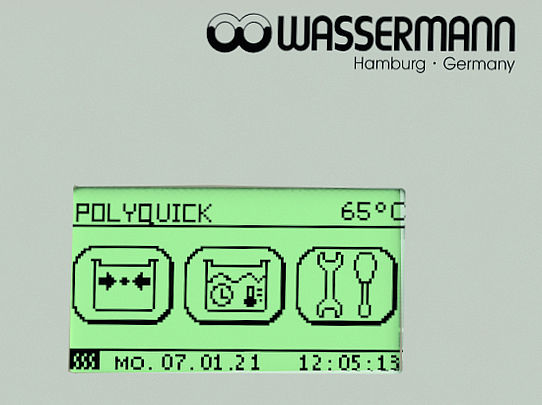 <strong> Wassermann Polyquick 160-T95</strong><br>Drucktopf / Druckpolymerisation