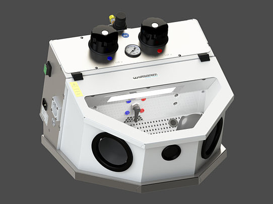 <strong> Wassermann Feinstrahler Gobi Classic</strong><br>Präzisions-Feinstrahlgerät mit 2 Kammern