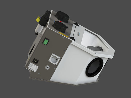 <strong> Wassermann Feinstrahler Puna II</strong><br>2 Vollmetall-Strahlmittelbehälter
