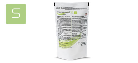 <strong>Dentalrapid® SD wipes S</strong><br>müller-omicron<br> refill bag, 100 Tücher (lemon)