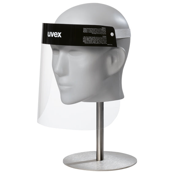 <strong>Hager & Werken iSpec® Vollschutzschild</strong><br>uvex komfortabler und leichter Schutzschild
