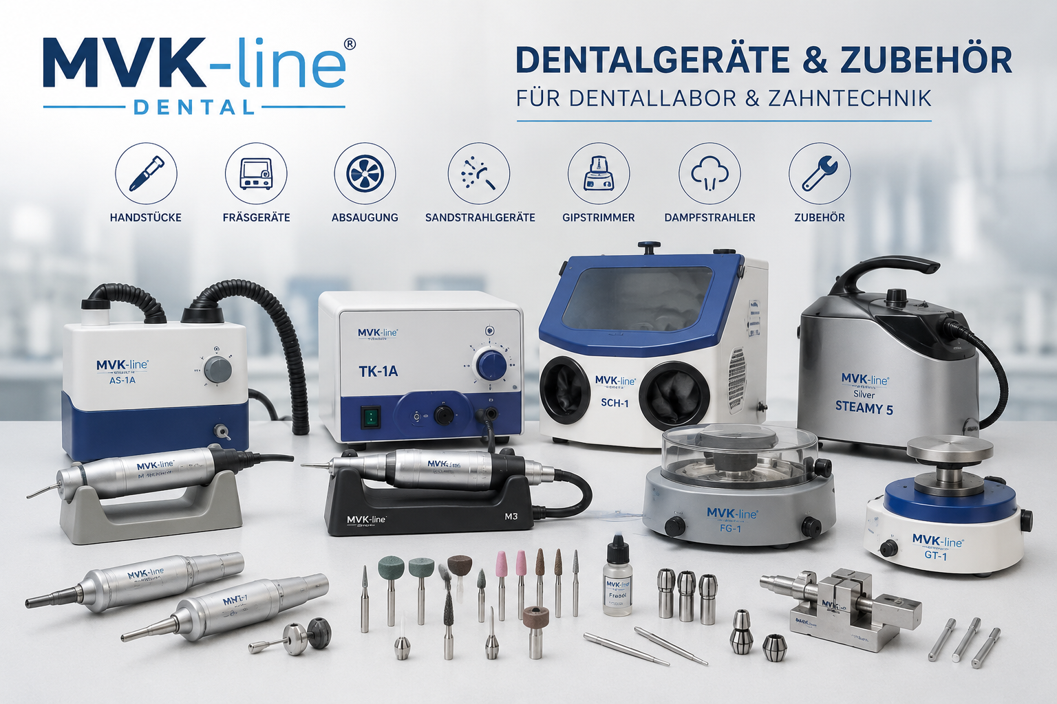 MVK-line Dentalgeräte & Zubehör für Dentallabor