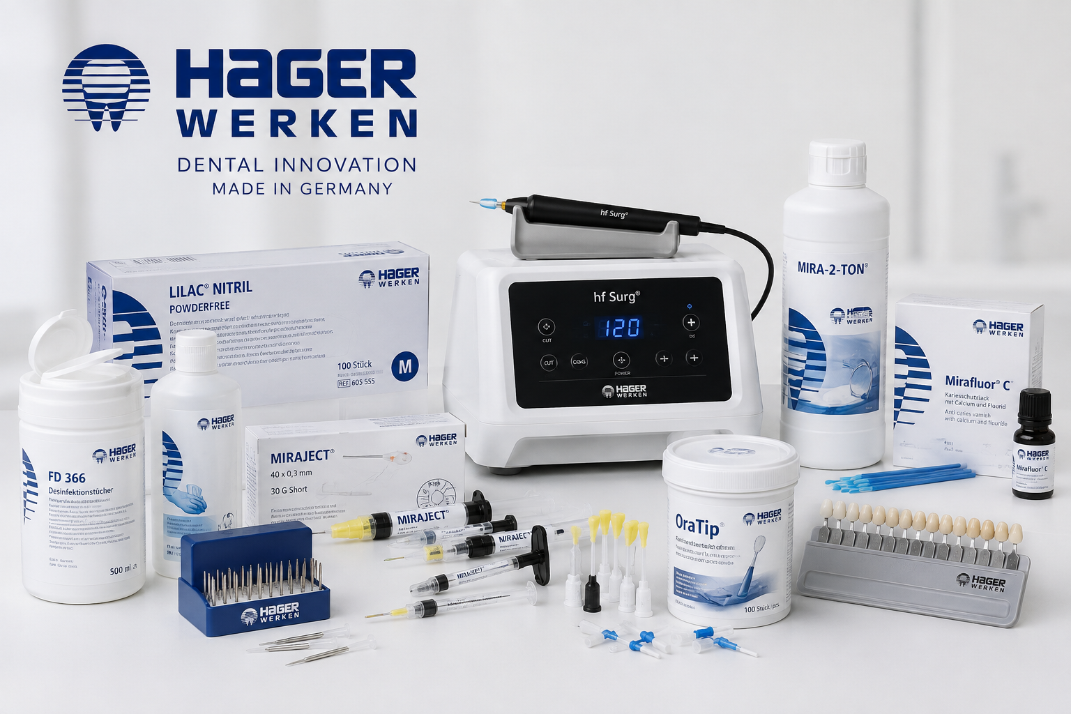 Hager & Werken Dentalprodukte und Dentalgeräte für Zahnarztpraxis und Dentallabor