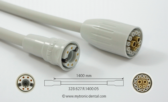 Mytronic Motorschlauch passend für Castellini Implantor LED-Motor 6 Pins / Anthos/Stern Weber/Castellini