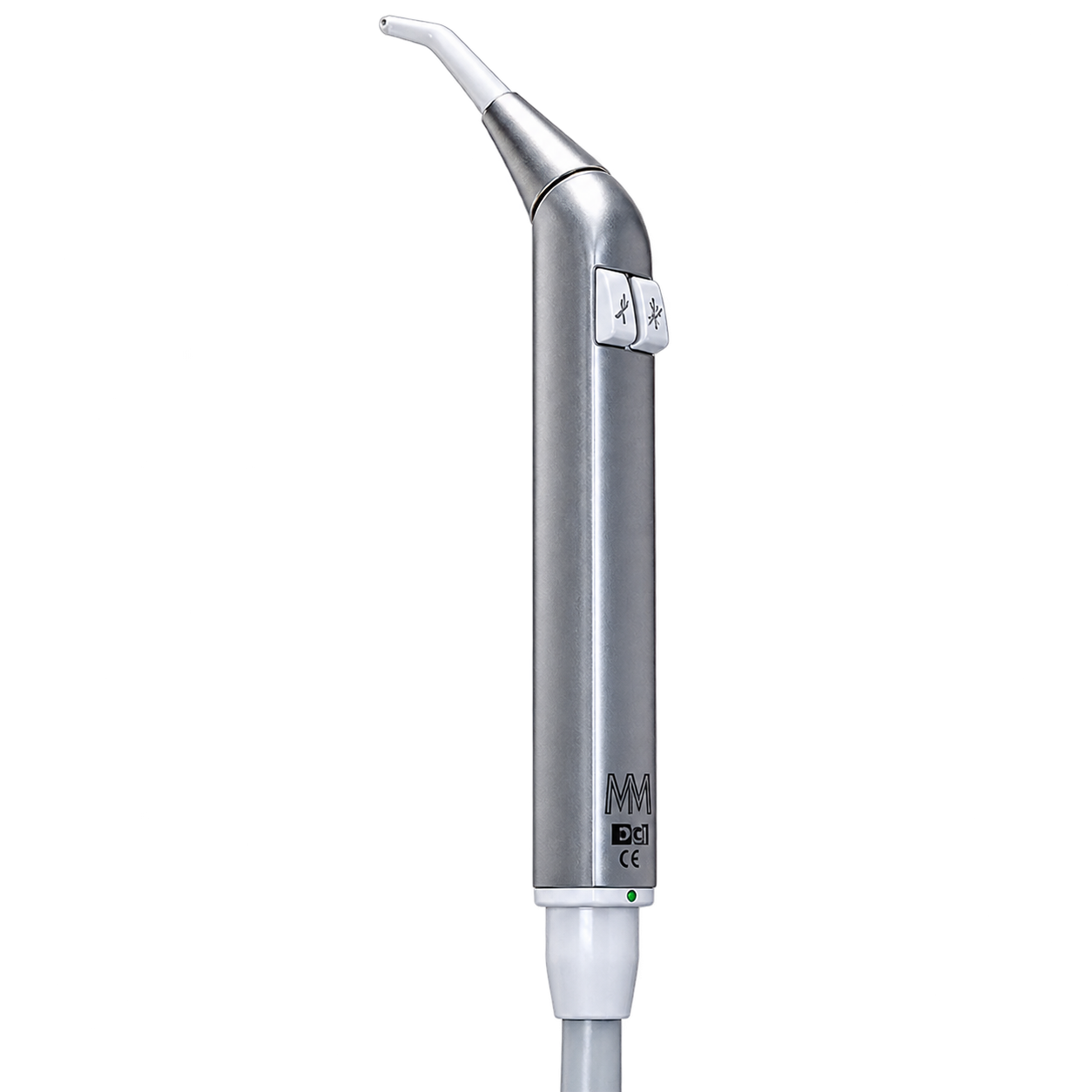 Luzzani Minilight® 3-Funktionsspritze abgewinkelt mit Silikonschlauch