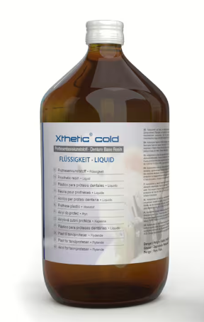 AcrylX Xthetic cold Monomer Flüssigkeit für PMMA Prothesenkunststoff Gießtechnik