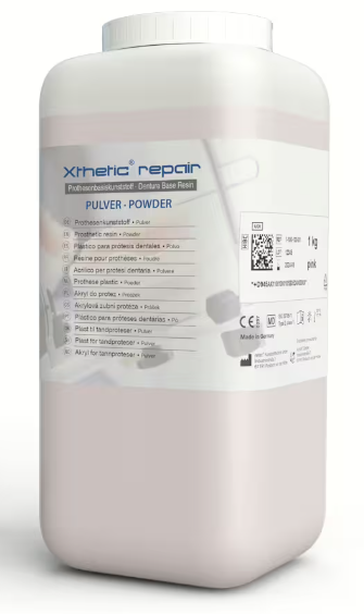 AcrylX Xthetic repair PMMA Reparatur Prothesenkunststoff für Dentallabor und Zahntechnik