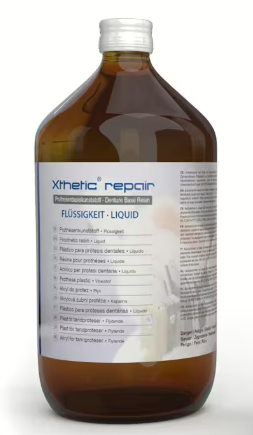 AcrylX Xthetic repair Monomer Prothesenkunststoff Autopolymerisat für Prothesenreparatur im Dentallabor
