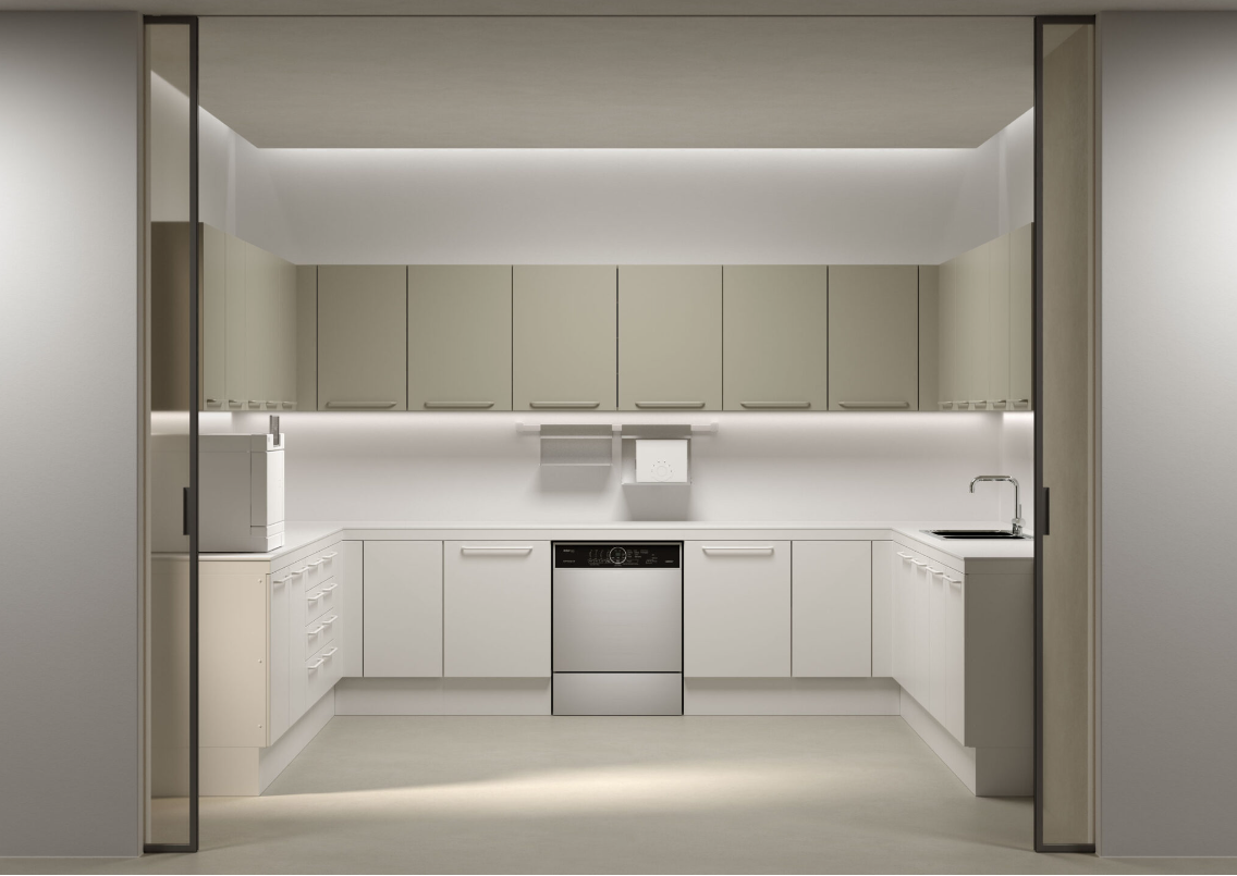 Edarredo Sterilisationsraum aus Stahlmöbeln für die Zahnarztpraxis – Robuste, hochwertige Möbel für Dentalpraxen, ideal für moderne und effiziente Arbeitsabläufe