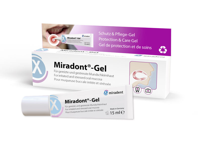 Hager & Werken Miradont Gel zur Pflege gereizter Mundschleimhaut