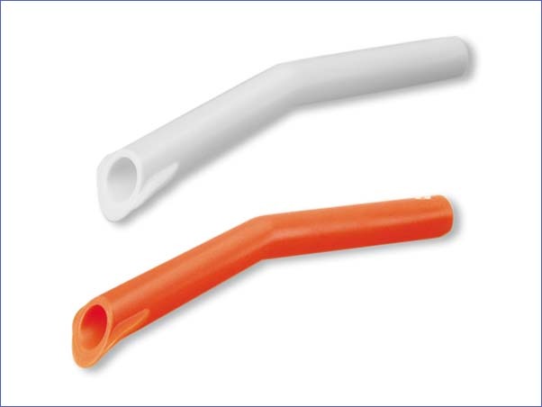 Hager & Werken Pelotte-Aspirator Einmal-Absaugkanülen in Weiß und Orange