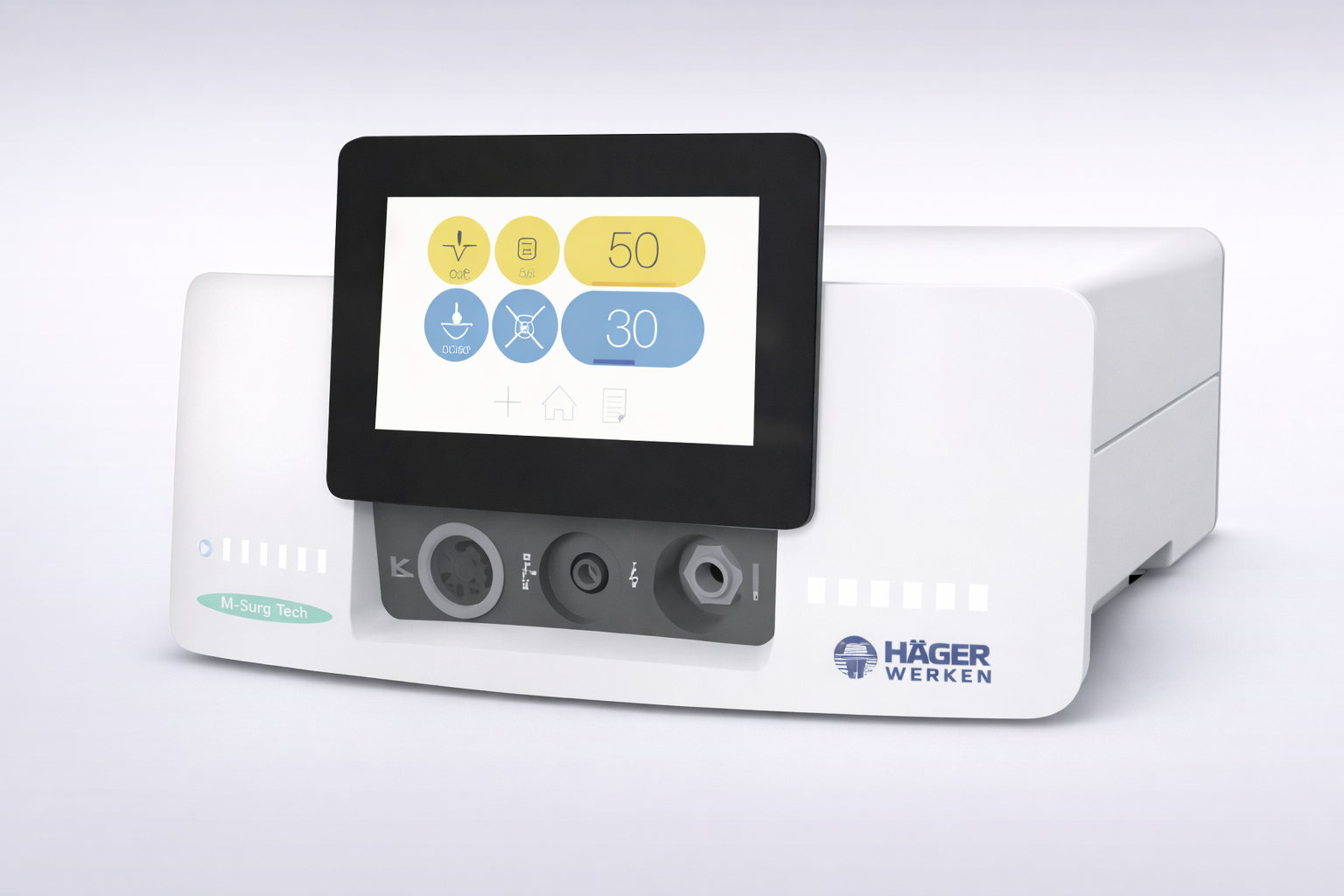 Hager &amp; Werken hf Surg® Touch Elektrochirurgiegerät Touch Display. 