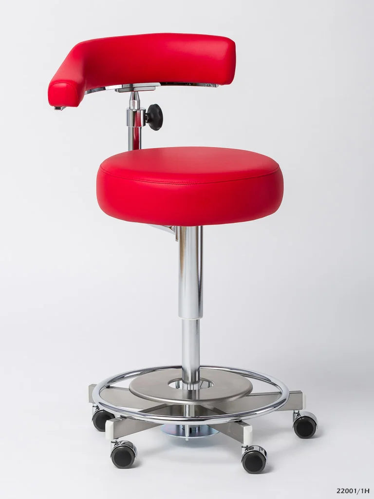 Jörg & Sohn Coburg Dentalift 22001: Zahnärztlicher Arbeitsstuhl mit ergonomischem Design, gepolsterten Armlehnen und einer verstellbaren Rückenlehne, geeignet für eine komfortable Behandlung und optimale Unterstützung in der zahnärztlichen Praxis
