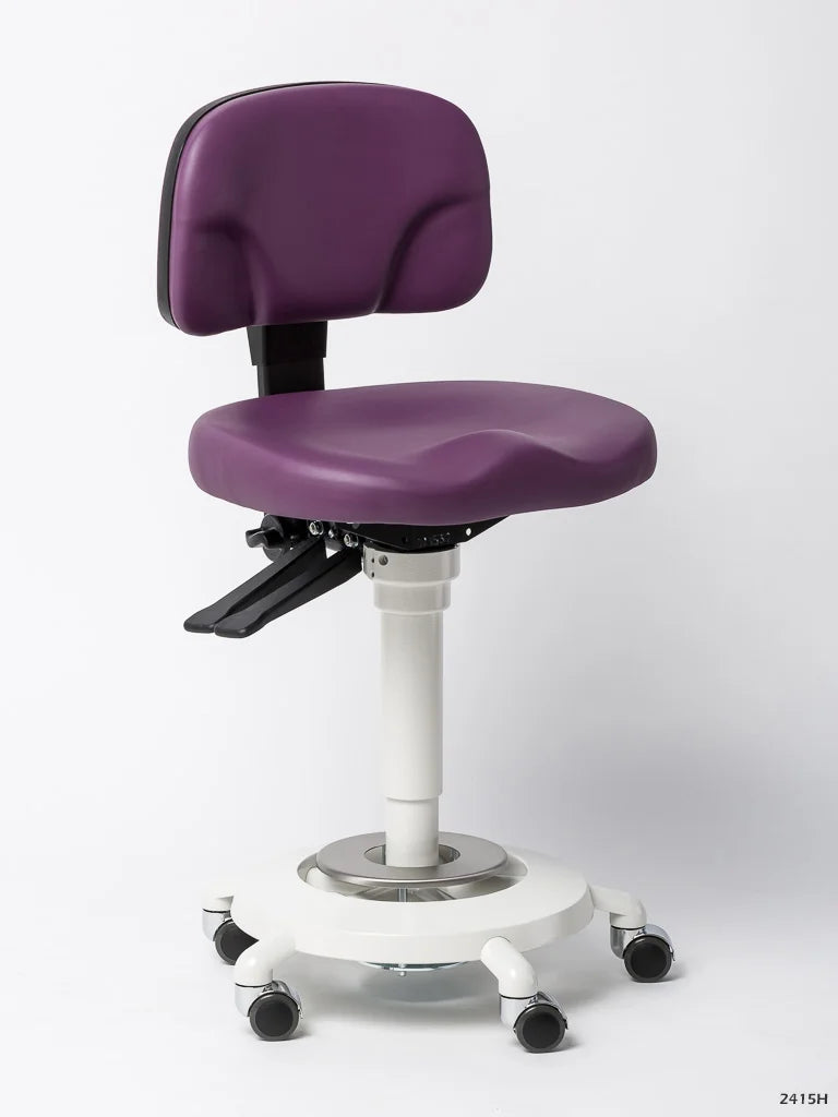 Jörg & Sohn Coburg Dentalift 2415: Moderner Arbeitsstuhl mit ergonomischem Sitz, verstellbarer Höhe und stabiler Basis für maximale Unterstützung und Komfort in der zahnärztlichen Praxis oder im Labor