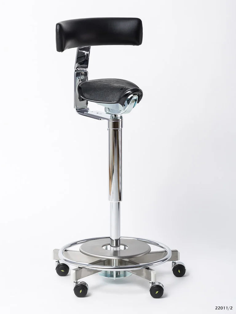 Jörg & Sohn Coburg Medicalift 22011: Ergonomischer Arbeitsstuhl für Chirurgie und Ambulanz, mit verstellbarer Sitzhöhe, komfortabler Polsterung und stabiler Basis, ideal für den Einsatz in anspruchsvollen medizinischen Bereichen