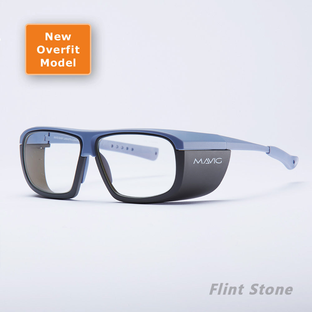 MAVIG BR125 Overfit Röntgenschutzbrille Überbrille für Brillenträger mit 0,50 mm Pb und umlaufendem Strahlenschutz