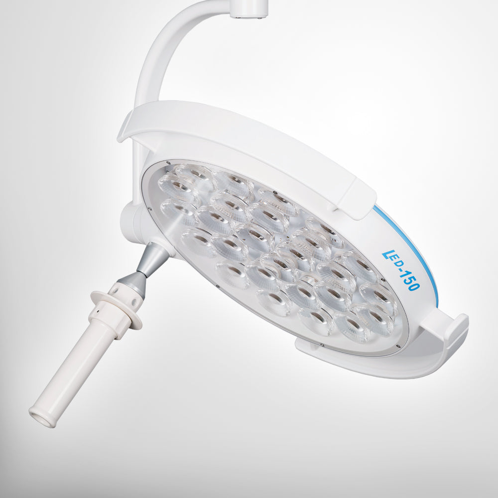 MAVIG LED150F LED-Untersuchungs- und OP-Leuchte mit 110.000 Lux und Portegra2 Tragarm