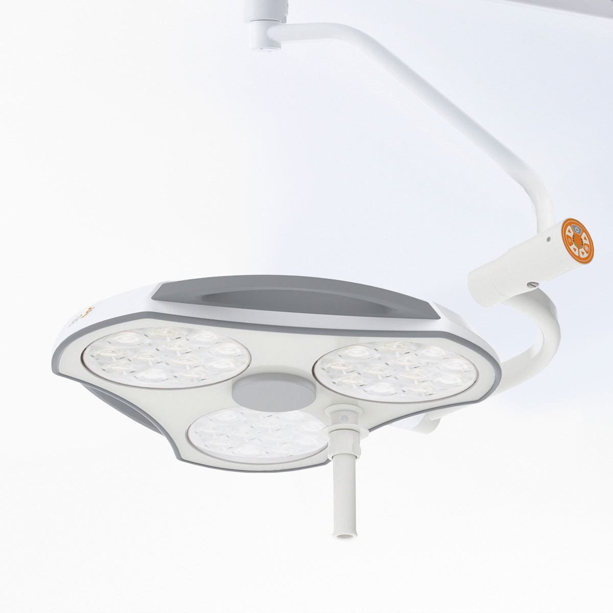MAVIG YLED-3F vollkardanische LED-Operationsleuchte mit 160.000 Lux und Portegra2 Tragarm