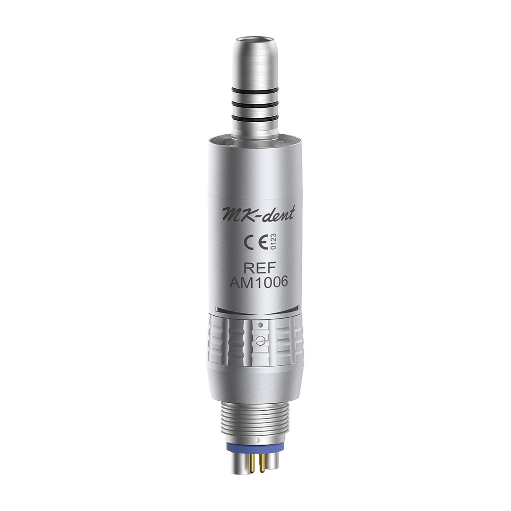 MK-dent AM1006 Air Dental-Luftmotor mit LED-Beleuchtung, 6-Pin-Schlauchanschluss und interner Sprayführung