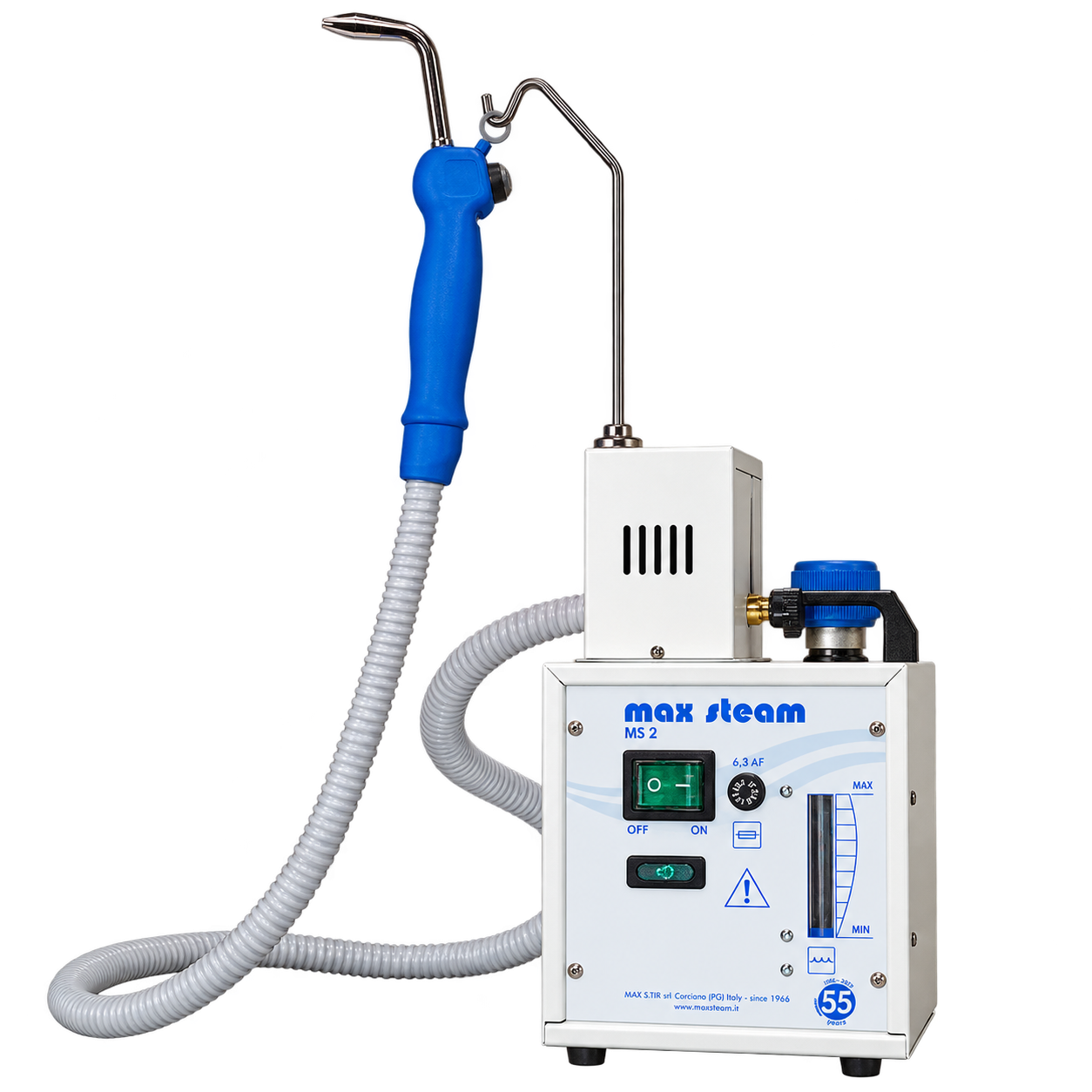 Max Steam MS 2 kompakter Dampfstrahler mit 2-Liter-Tank