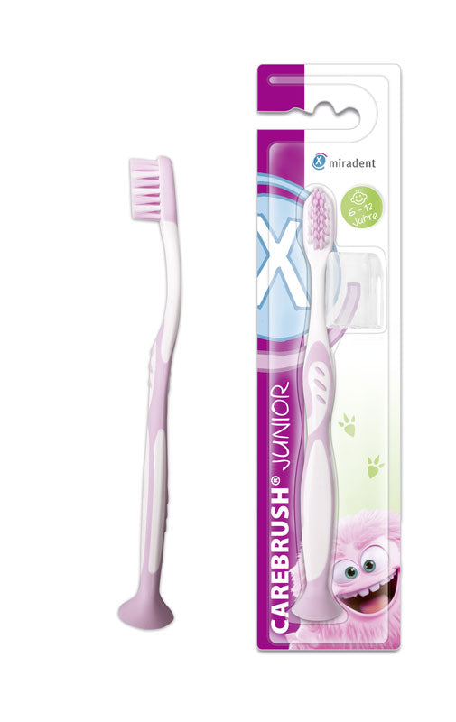 Miradent Carebrush Junior Kinderzahnbürste für das Wechselgebiss