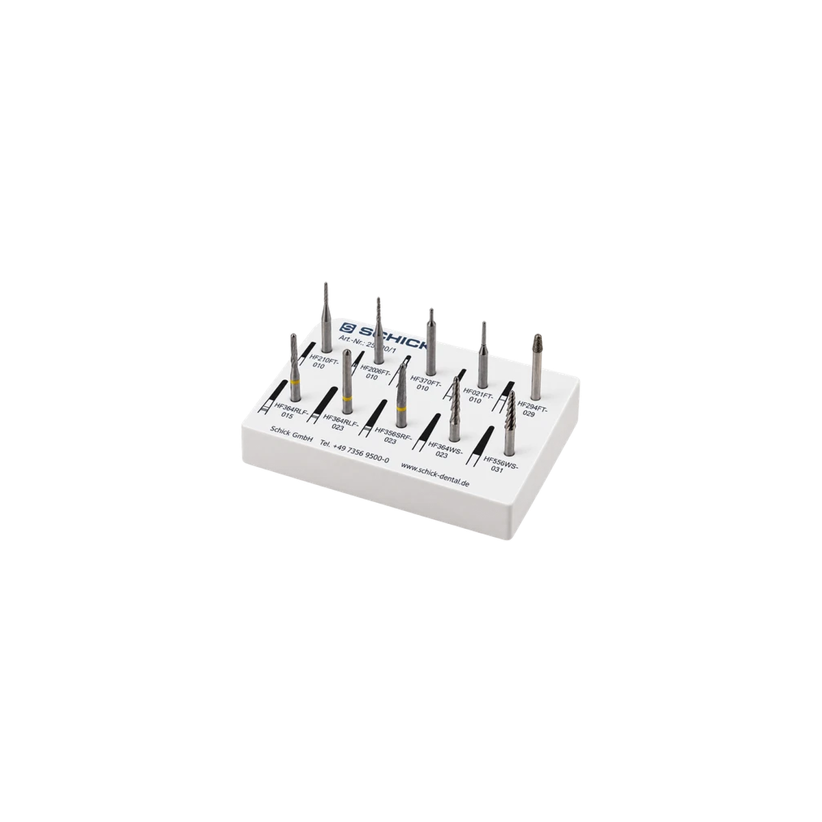 Schick Dental Fräsersatz 2,35 mm – 10-teilig