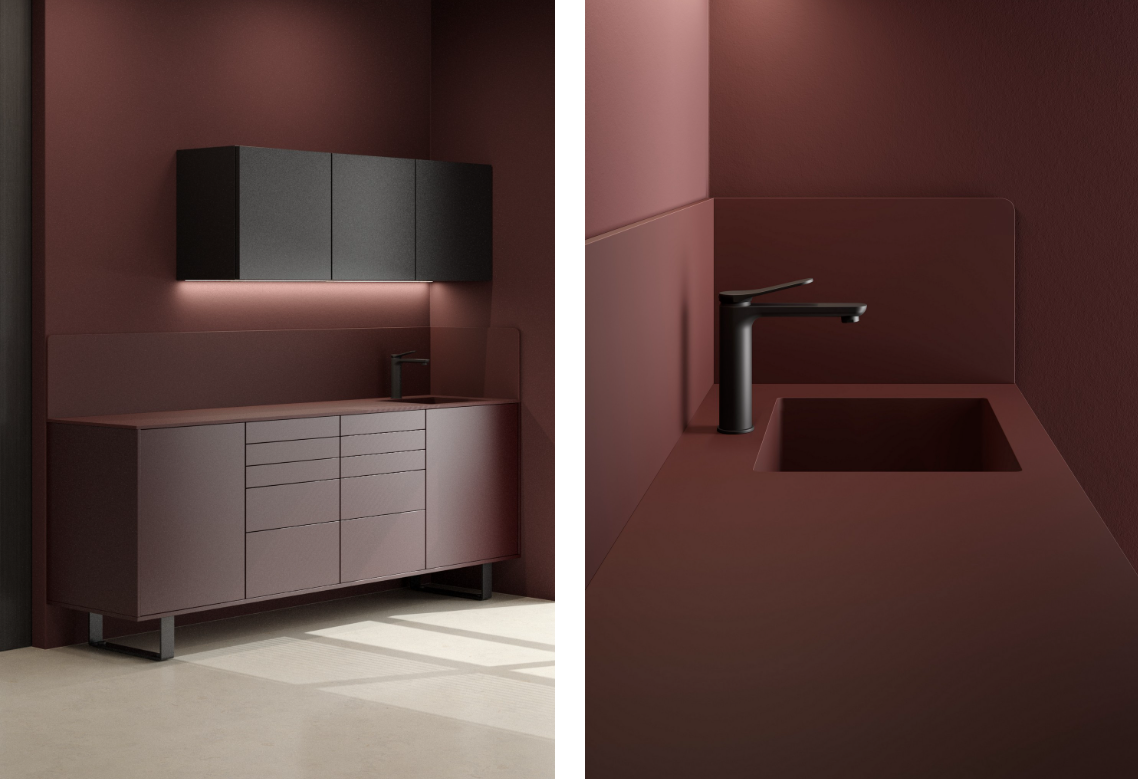 <strong>Edarredo Behandlungszeile aus hochwertigem Stahl</strong><br> e.03 individuelle Lösungen