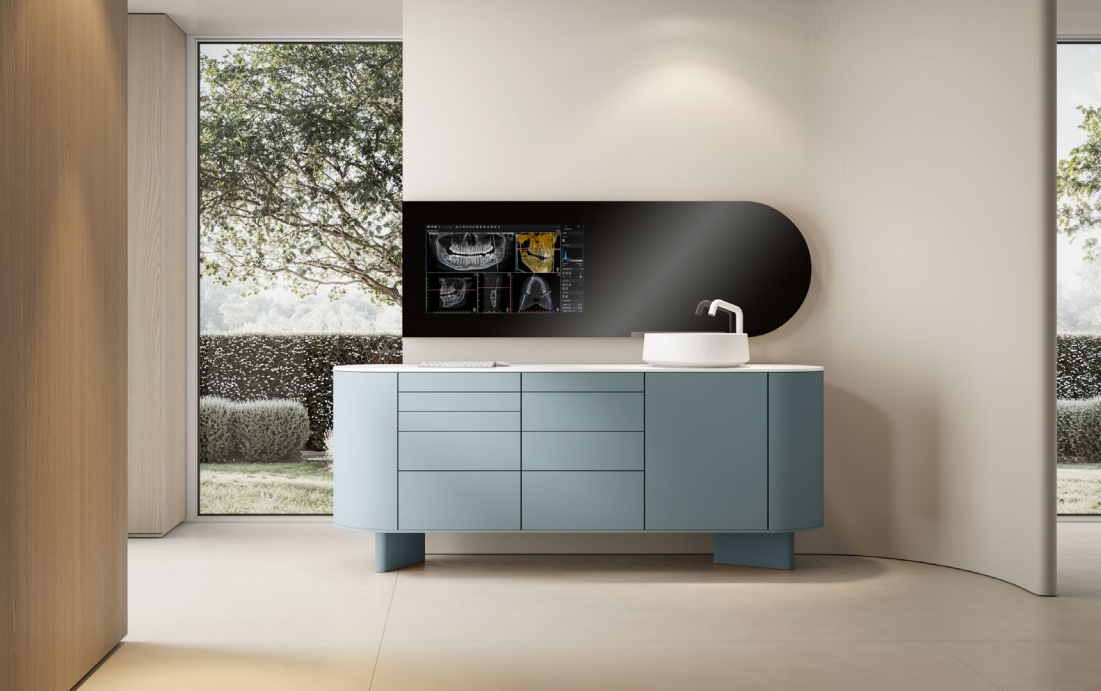 Edarredo Behandlungszeile aus hochwertigem Stahl e.01