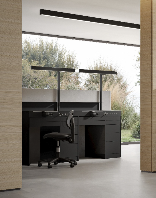 Edarredo Labormöbel e.lab aus Stahl für das Dentallabor