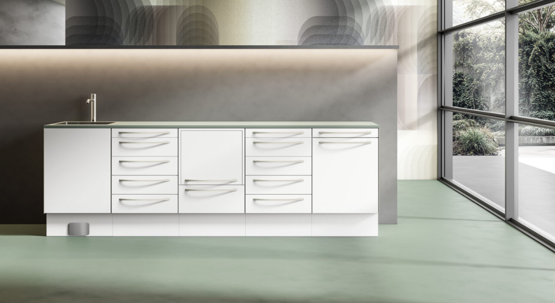 Edarredo Behandlungszeile aus hochwertigem Stahl Kollektion e.04