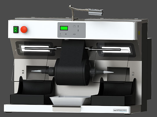 Wassermann WP-Ex 3000 II Poliereinheit mit integrierter Absaugung für Dentallabor, Zahntechnik und professionelle Polierarbeiten