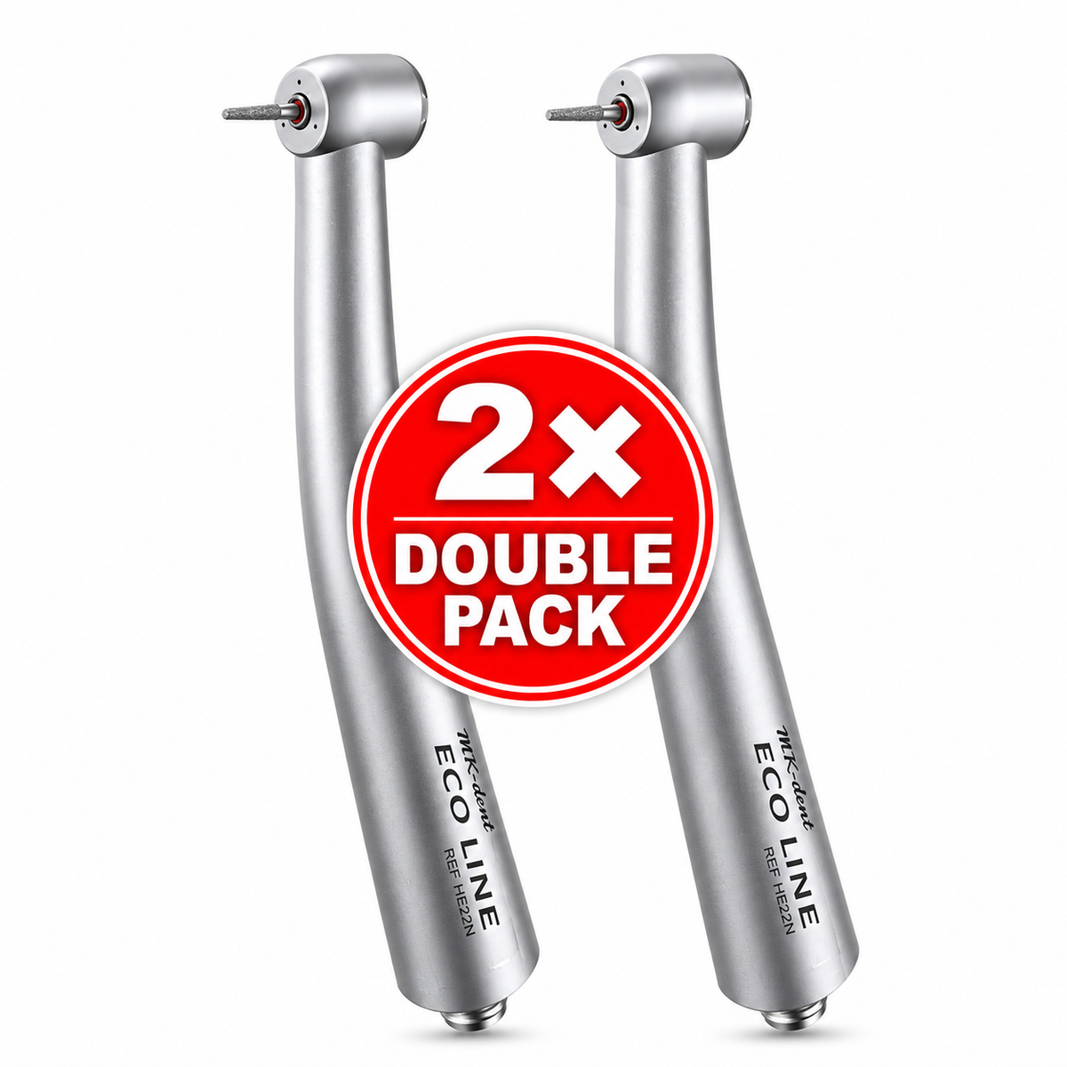 MK-dent ECO LINE HE22N Turbine ohne Licht – 2× Double Pack Aktion