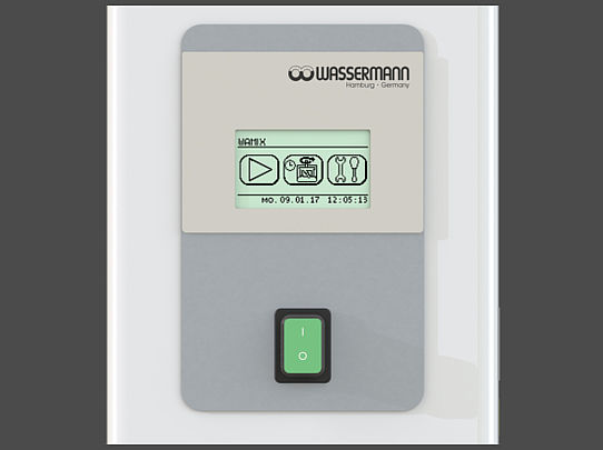 <strong> Wassermann Vakuum-Anrührgerät Wamix-Touch Injector</strong><br>Injektortechnik