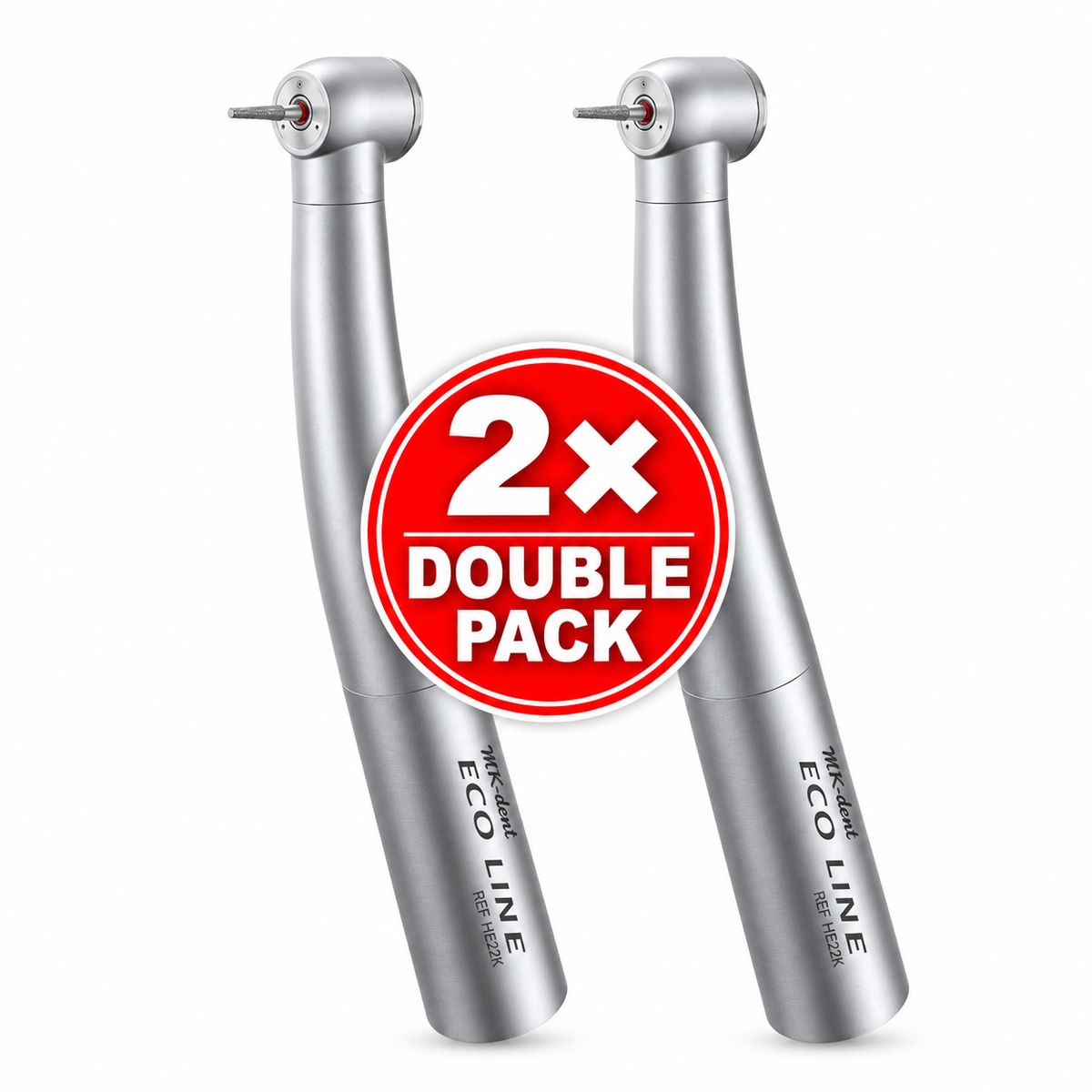 MK-dent ECO LINE HE22K Turbine ohne Licht – 2× Double Pack Aktion