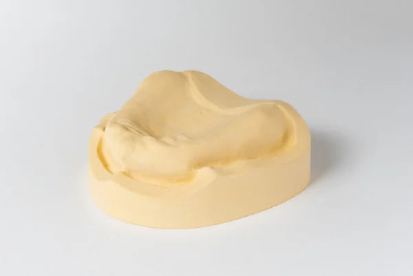 dentona profilare® 85 Hartgips Typ 3 in Hellblau und Gelb